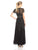 Adrianna Papell - 91904940 Sequined Illusion Jewel Sheath Dress in Black