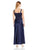 Alex Evenings - 81122152 Lace Bodice Long A-Line Dress with Jacket In Blue