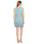 Maggy London - T2648MNR Medallion Print Cotton Dress in Blue and Green