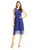Adrianna Papell - 15250960 Bateau Neck Flare Lace Dress in Purple