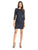 Aidan by Aidan Mattox - Sequined Bateau Neck Column Dress 151A10450 in Black and Blue