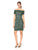 Adrianna Papell - AP1D101379 Off Shoulder Scalloped Lace Dress In Green