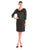 Alex Evenings - Cowl Neck Sheath Dress 4121024 in Black