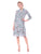 Nanette Nanette Lepore - NM9S171Y9 Long Sleeve Floral Print Dress in Neutral and Multi-Color