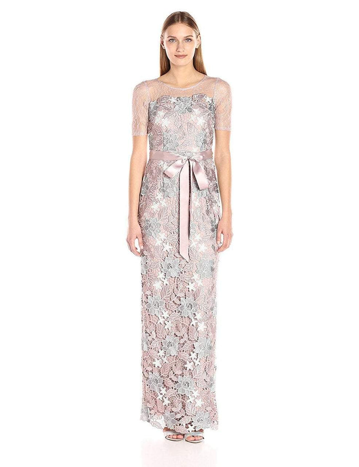 Adrianna Papell - AP1E201172 Guipure Floral Lace Evening Dress