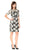 Adrianna Papell - AP1D101410 Floral Embroidered Illusion Bateau Dress In White and Gold