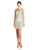 Adrianna Papell - Scalloped Sequins Dress 41912200 in Neutral