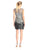 Adrianna Papell - Sequined Sheer Cocktail Dress 041912250 in Silver