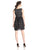 Ivy & Blu by Maggy Boutique - S3602M Lace Jewel Neck A-line Dress in Blue and Neutal