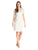 Alex Evenings - 117148 Embroidered Bateau Neck Column Dress in White