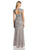 Adrianna Papell - Embellished Square Neck Dress 181875460 in Silver