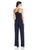 Adrianna Papell - Beaded Halter Neck Jumpsuit  91910490 in Blue
