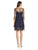 Adrianna Papell - Floral Lace Sheath Dress 41910030 in Blue