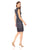 Adrianna Papell - AP1D101638 Lace Cap Sleeves Cocktail Dress In Blue and Pink
