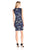 Adrianna Papell - Printed Short Dress 16PD12240 in Blue and Multi-Color