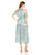 Donna Morgan - D5237M Floral Halter A-line Dress in Green and Multi-Color