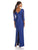 Adrianna Papell - Quarter Sleeve Lace Dress  91880500 in Blue