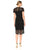 London Times - L2301M Lace Jewel Column Dress in Black