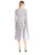 Alex Evenings - 1121004 Quarter Length Sleeve A Line Dress in Silver