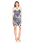 Taylor - Embellished Halter Neck Dress 8736M in Blue and White