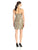 Aidan by Aidan Mattox - Sequined Semi-Sweetheart Sheath Dress 151A95920 in Gold