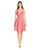 Adrianna Papell - 12255150 Sleeveless Striped Ottoman Knit Sundress In Orange