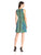 Maggy London - G2482M Sleeveless Tribal Print A Line Dress in Green and Multi-Color