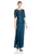 Alex Evenings - Laced Illusion Bateau Neck A-line Dress 1121043 in Green