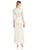 Alex Evenings - 1121776 Lace V-Neck Column Dress in Neutral