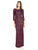 Adrianna Papell - Quarter Sleeve Lace Dress  91880500 in Purple