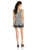 Ivy & Blu by Maggy Boutique - S3804M Mixed Print Scoop Neck Romper in Black and White