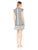 Adrianna Papell - AP1D101943 Floral Lace Jewel Cocktail Dress In White and Black