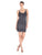 Adrianna Papell - Beaded Scoop Neck Dress 41906570 in Gray