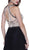 Bejeweled Halter Chiffon A-line Dress