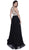 Bejeweled Halter Chiffon A-line Dress