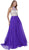 Nox Anabel - 8200 Bejeweled Halter Chiffon A-line Dress