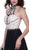Bejeweled Halter Chiffon A-line Dress