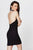 Angela & Alison-82012 Beaded Halter Fitted Cocktail Dress