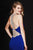 Angela and Alison - 82024 Back Embellished Fitted Cocktail Dress