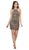 Poly USA - 8214 Fitted Halter Sheath Cocktail Dress
