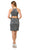 Poly USA - 8214 Fitted Halter Sheath Cocktail Dress