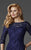 Clarisse - M6424 Embroidered Soutache Gown in Blue