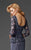 Clarisse - M6432 Quarter Length Sleeve Lace Gown In Gray