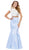 Two-Piece Pearl Embellished Gown