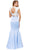 Two-Piece Pearl Embellished Gown