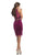 Johnathan Kayne - 8228 Beaded Cocktail Dress with Feathered skirt in Pink