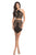Johnathan Kayne - 8236 Two Piece Stretch Lace Sheath Dress in Black and Neutral