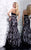 MNM Couture - 8239 Sequined Strapless Empire Gown in Purple