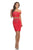 Johnathan Kayne - 8245 Two Piece Crystal Embellished Cocktail Dress in Red