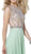 Accented Illusion Scoop A-line Dress